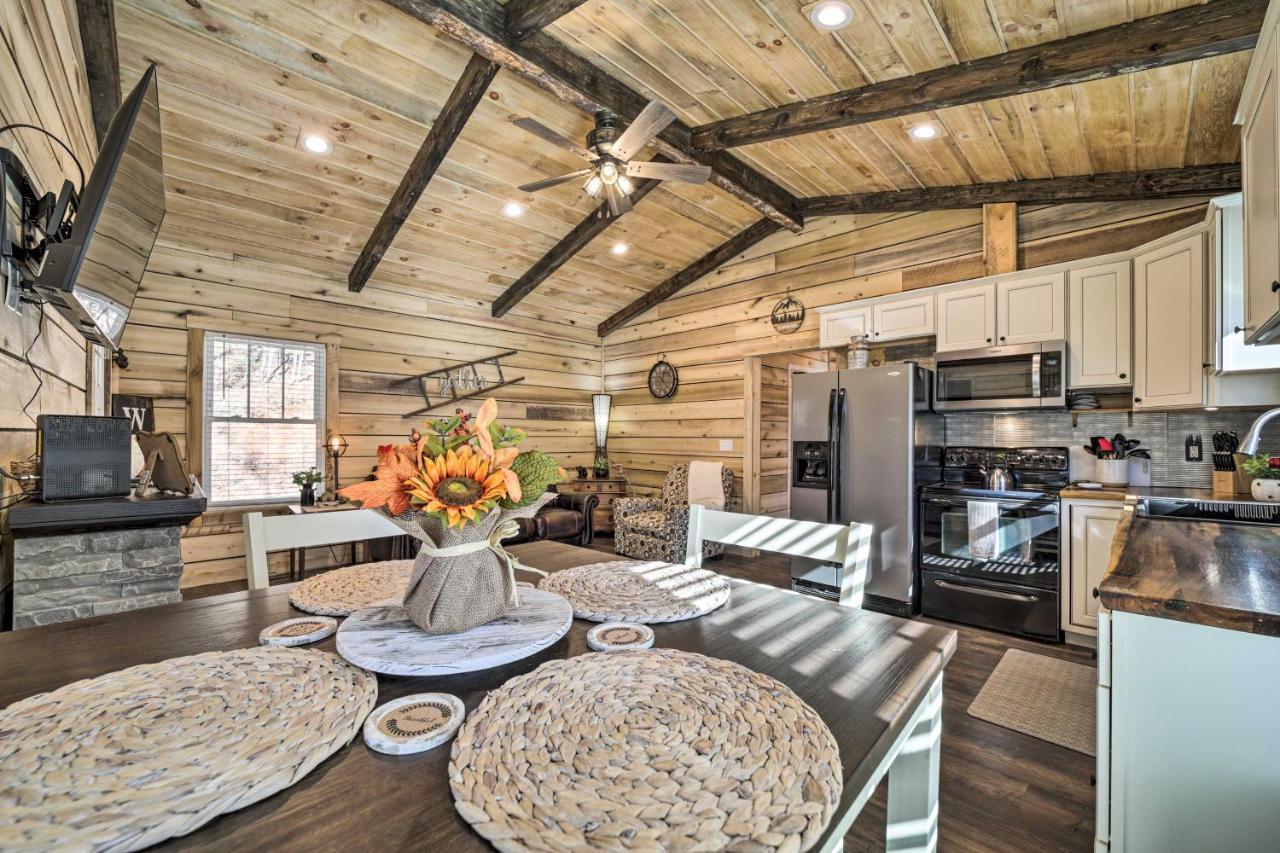 Pisgah Forest Modern Cabin With Fire Pit Less Than 3 Mi To Trails! מראה חיצוני תמונה