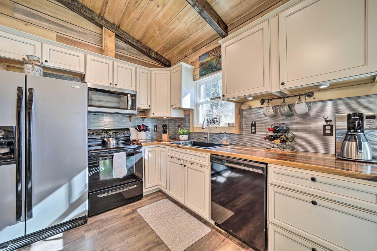 Pisgah Forest Modern Cabin With Fire Pit Less Than 3 Mi To Trails! מראה חיצוני תמונה